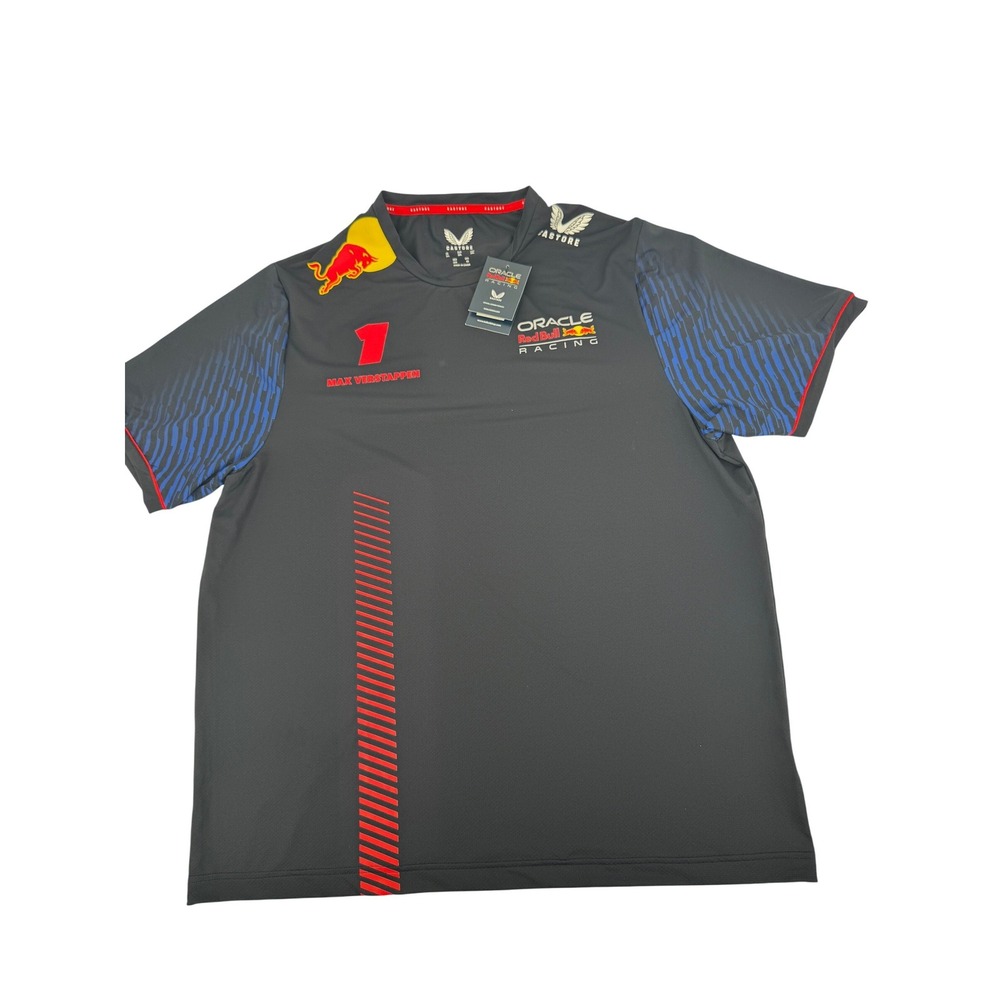 Castore Red Bull Racing T-Shirt Mens 3XL Night Sky Max Verstappen Driver NEW